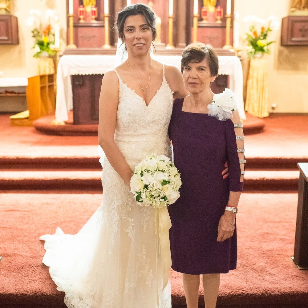 Wedding dress size 8 to 10 embroidery